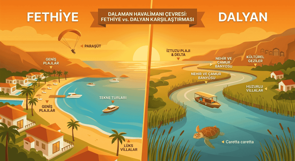Fethiye mi Dalyan mı? Aile Villa Tatili İçin Hangi Bölgeyi Seçmelisiniz?